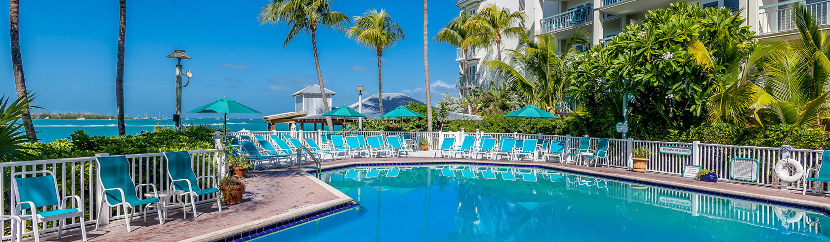 Galleon Marina resort pool and chairs