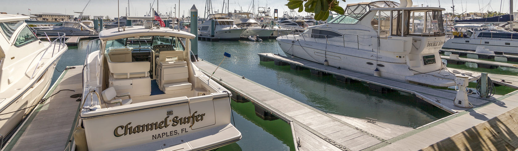 Galleon Marina boat slips dock level