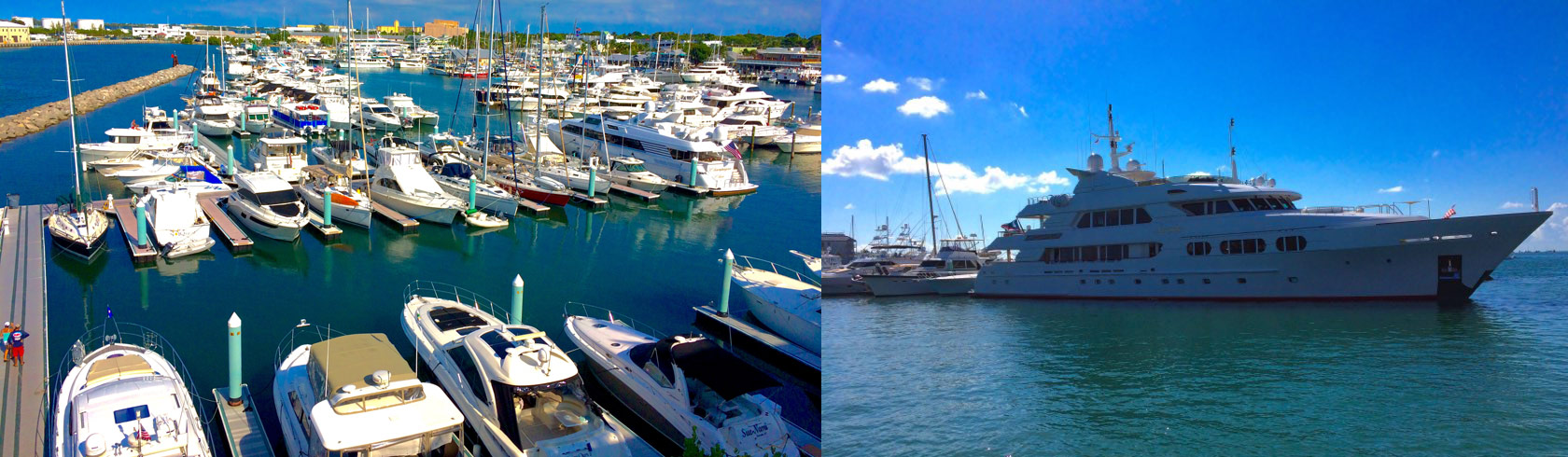 Galleon Marina boat slip and yacht